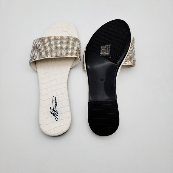 Mulanka Sequined Flat Sandals size 38 - Picture 2 of 2